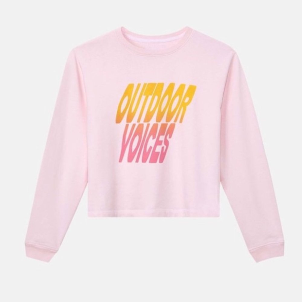 NEW! Pink long-sleeve with OV graphic on the front